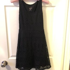MOSSIMO Black Lace Sleeveless Dress | XS